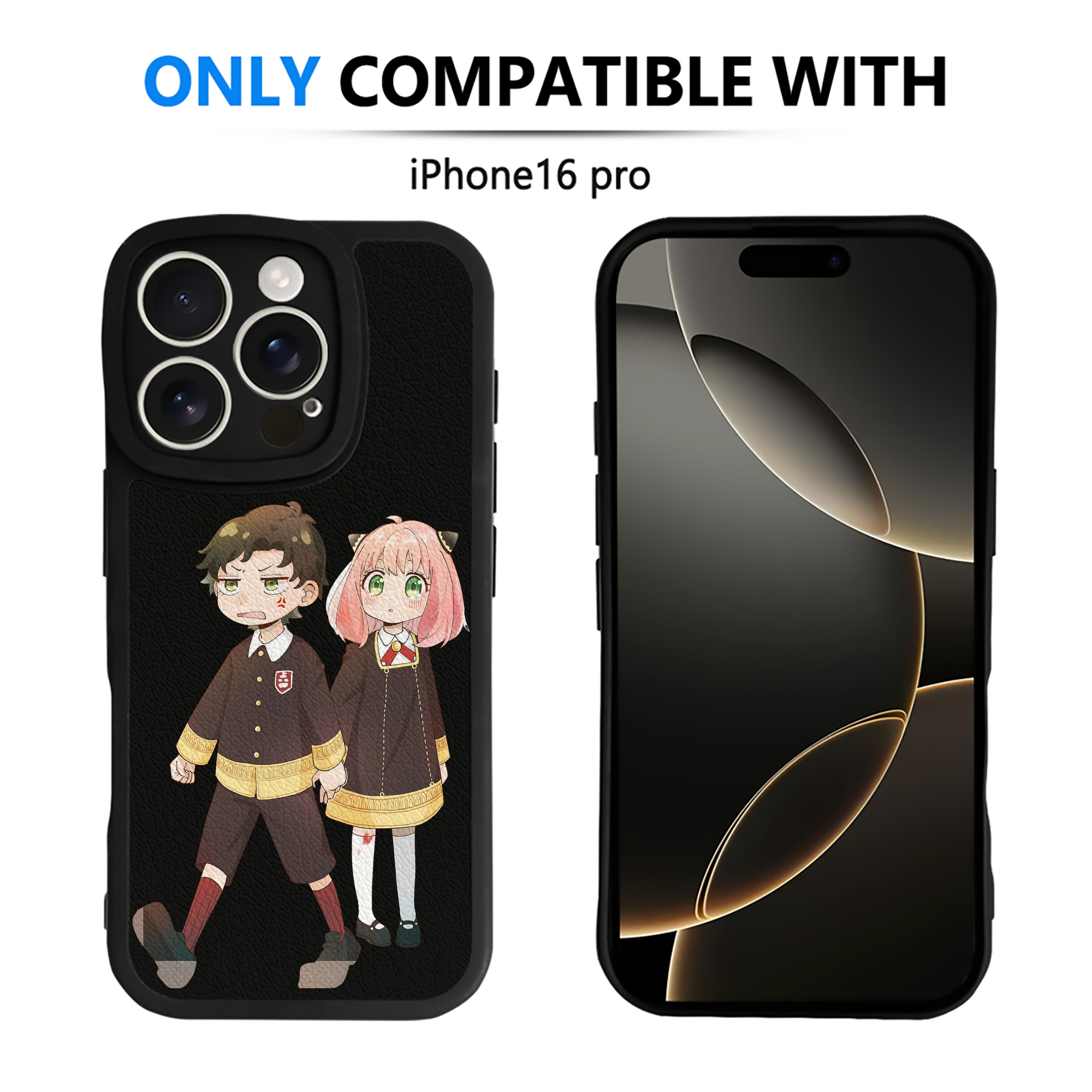 （画像用） SPY×FAMILY间谍家家酒 【iPhone 16シリーズ対応】シリコンスマホケース（レザー調） 材質：シリコン